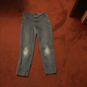 Blue Ankle Jeans